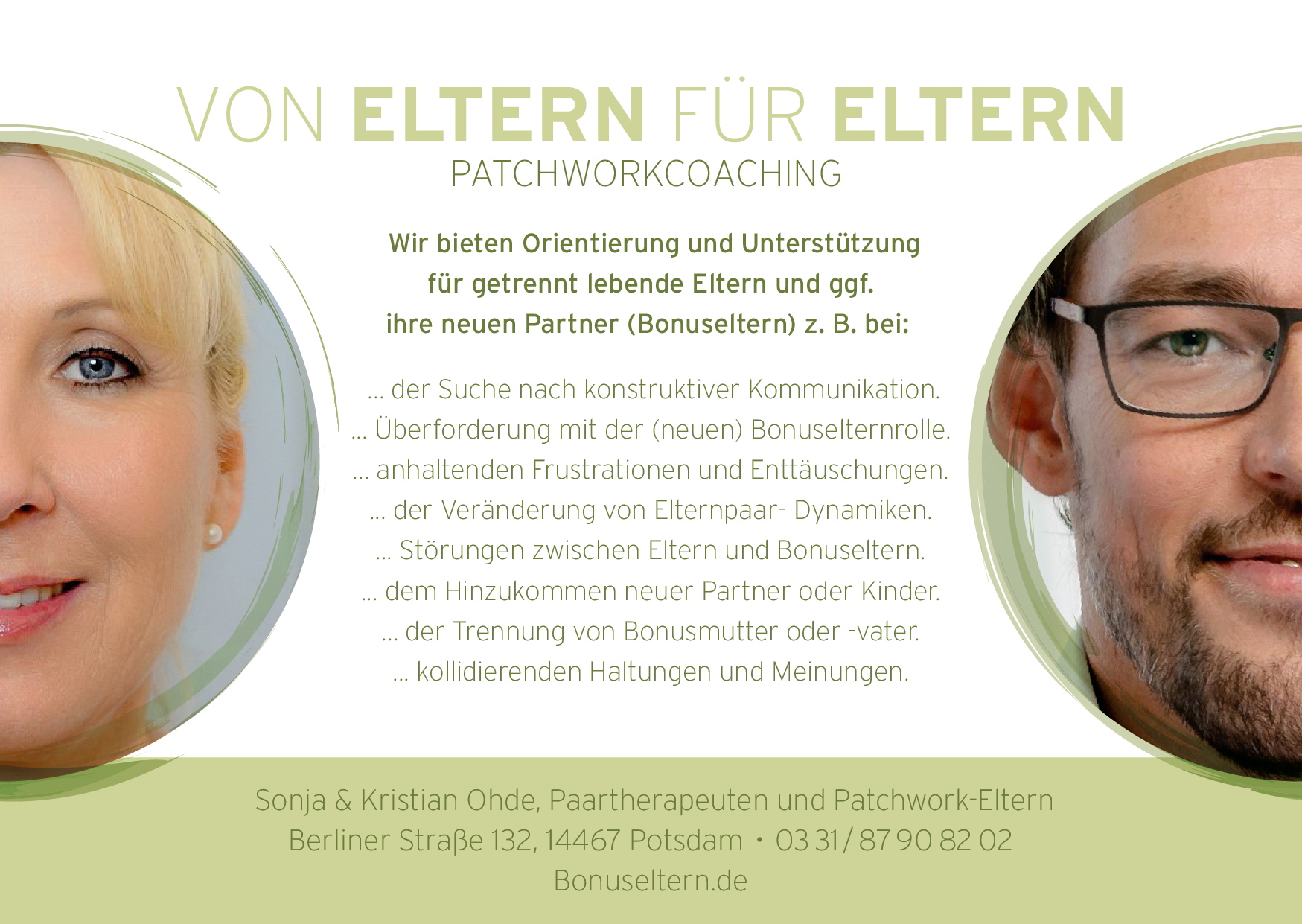 Angebot Gesprächstherapie Coaching Potsdam